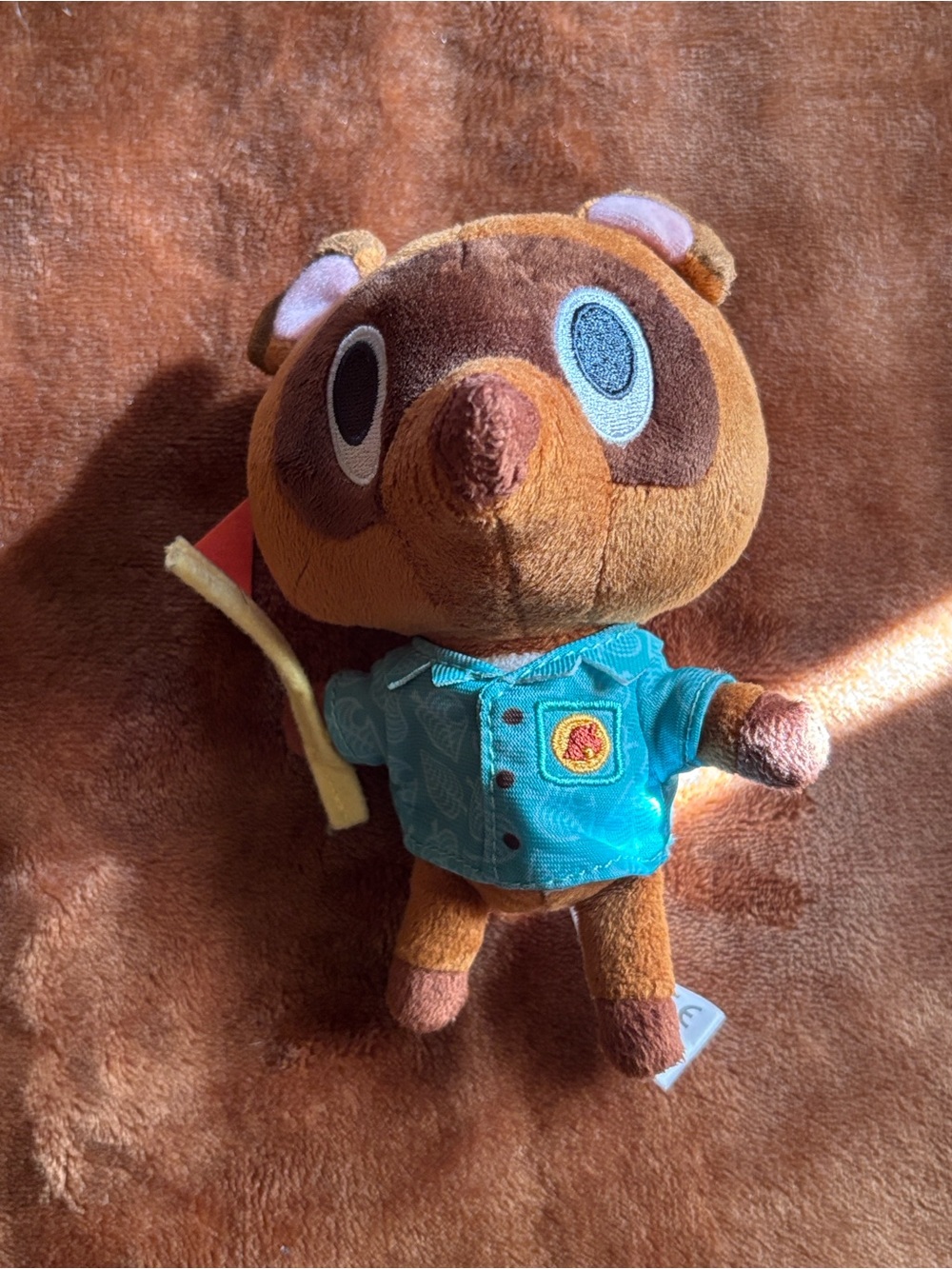 Animal Crossing Tom Nook Plush (With Flag)